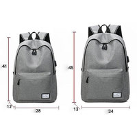 Sac à Dos Grande Capacité pour Collégiens et Collégiennes, Style Coréen, Sac de Voyage et Ordinateur Portable Tendance pour Étudiants