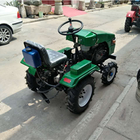 Petits tracteurs à roues avec remorque, motoculteur rotatif, herse à disques en vente