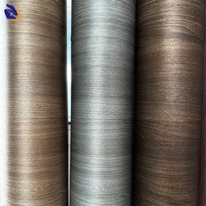 แผ่นผนังลายไม้วอลนัทสีทองแบบนูน  วัสดุพีวีซีเคลือบ  ไม่ใช้กาวในตัว  สำหรับประตู เฟอร์นิเจอร์ ป้องกันการระเบิด - Product Image 3