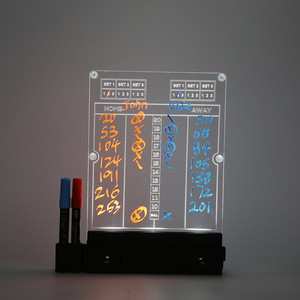 Wholesale Acrylic Dry Erase <strong>Scoreboard</strong> 9021 <strong>Dart</strong> <strong>Board</strong> Manual <strong>Scoreboard</strong> With Two Markers and Wipe - Product Image 1