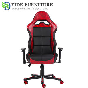 Chaise de jeu moderne 2026 en PU rouge pour ordinateur - Product Image 3
