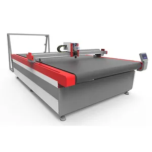 JQLASER Machine de découpe de tissu, système d'alimentation automatique de haute qualité, couteau vibrant 1625, Machine de découpe de tissu