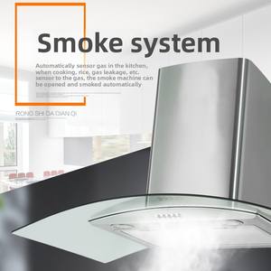 Fourniture directe d'usine 600mm en acier inoxydable hotte à gamme unique île d'aspiration supérieure pour les ménages américains hôtels Source d'alimentation électrique - Product Image 2