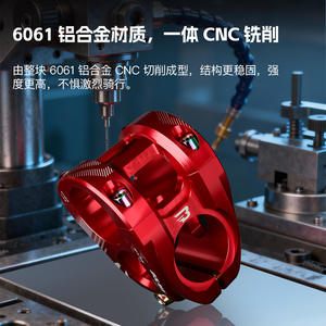 Tija de Bicicleta de Montaña Bolany de 31.8mm, Aleación de Aluminio, Mecanizada por CNC, Tija Corta para Descenso - Product Image 3