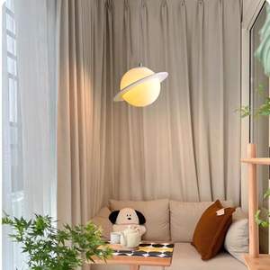 Lampadario moderno e minimalista con luce a forma di sfera rotonda per soggiorno - Product Image 4