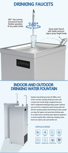 <span class=keywords><strong>Fuente</strong></span> de <span class=keywords><strong>Agua</strong></span> Potable <span class=keywords><strong>Purificada</strong></span> de Acero Inoxidable para Uso Público en Campus y Escuelas - Product Image 5