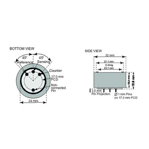 Capteur de gaz Membrapor S-500-S No2 0-500ppm, surveillance électrochimique de la qualité de l'air - Product Image 2