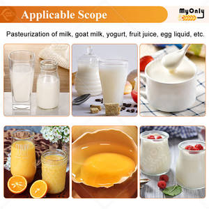 MY Commercial Yogurt Production 500l Pasteurizador por lotes Máquina homogeneizadora de leche refrigerada <span class=keywords><strong>Precio</strong></span> - Product Image 6