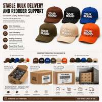 Casquette de baseball de pêche personnalisée à 5 panneaux, vente en gros, logo brodé 3D, patch latéral, chapeau de soleil d'extérieur, casquettes en coton réglables OEM