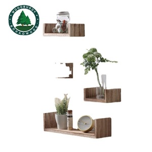 Bohao Wood <b>Wall</b> <b>Mounted</b> Wooden <b>Shelves</b> Rectangle BH-107 For Indoor Plant Display And Decor - Product Image 5