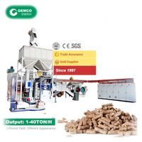 Ensemble complet de petit moulin à granulés de scie à bois de biomasse pour la fabrication de tiges de coton, de Bagasse, d'écorce de riz, de granulés de paille dans le processus de Production