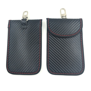 Fibre De carbone Texture Voiture RFID Blocage de Signal <span class=keywords><strong>Anti</strong></span>-Vol Pochette <span class=keywords><strong>Anti</strong></span> <span class=keywords><strong>Piratage</strong></span> Cas Bloqueur Smartphone Faraday Cage Pour Les Clés - Product Image 5
