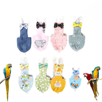 Costumes de vol doux oiseaux vêtements de perroquets réutilisables lavables couches de Pigeon de perroquet mignon Mini Ara perruche canari couches d'oiseau