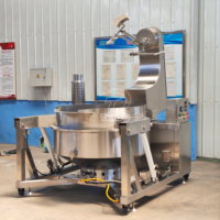 Olla Mezcladora Industrial Automática de Gas/Eléctrica para Salsa de Chile, Tipo Chaqueta, la Más Vendida