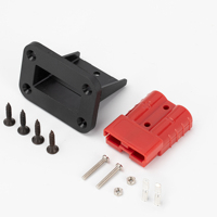Connecteur de montage encastré pour boîtier de prise 50A 12V 24V, style prise, avec support pour caravane