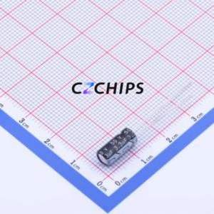 Condensateur électrolytique en aluminium à montage traversant KM3R3M0500511PV1, D5xL11mm 3.3uF 20% 50V 25mA-120kHz - Product Image 1