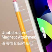 Étui de protection en silicone pour Apple Pencil 3, housse de chargement magnétique USB-C, pochette ergonomique pour stylo