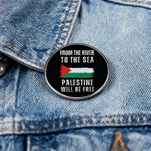 Spilla Personalizzabile con Bandiera Palestinese, Design del Distintivo Personalizzabile con Qualsiasi Immagine o Logo Desiderato - Product Image 1
