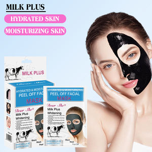 Masque facial peel-off éclaircissant She Milk Plus, nettoyage en profondeur, élimination des points noirs, hydratant, soin de la peau du visage, 20 g x 10 pièces - Product Image 1