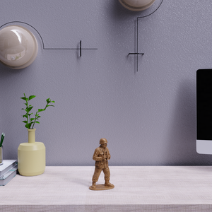 Di alta qualità resina di bronzo WWII US statua del soldato all'ingrosso figurina personalizzata per l'arredamento militare e da collezione - Product Image 5