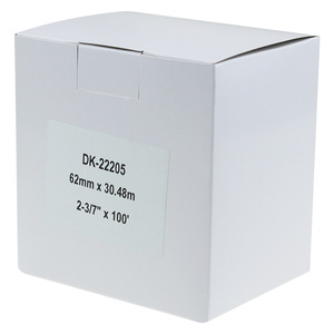 Vente <span class=keywords><strong>en</strong></span> <span class=keywords><strong>gros</strong></span> de rouleaux d'étiquettes thermiques adhésives continues pour <span class=keywords><strong>bureau</strong></span> Jumbo 62mm X 30.48m 2 3/7 ''X 100 'pour <span class=keywords><strong>Brother</strong></span> DK-22205 DK22205 - Product Image 3