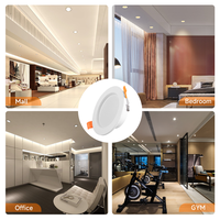 Spot LED Cob anti-éblouissement 9W 12W 18W, orientable, Handybrite, sans cadre, pour hôtel commercial, ultra-plat, encastré