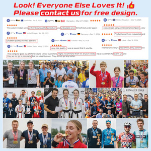 Medalla Rectangular KIO DataCenters 4K Run Finisher con Número 4 en Relieve y Cinta de Fútbol para Eventos de Carreras Benéficas - Product Image 4