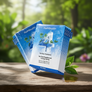 Numbuzin Icy Soothing Sheet Mask Tea <b>Tree</b> Panthenol Cooling Calming For Sun Stressed Skin 21ml - Product Image 3
