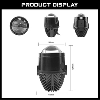 Support de phare antibrouillard VAHID Bi-LED F12 de remplacement pour TOYOTA Corolla Cross 2022-2024 SUV compact / Crossover