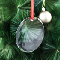 Meistverkaufte Großhandels-Weihnachtsdekorationen mit Personalisiertem Logo, Hängende K9 LED Weihnachtsbaum-Ornamente für Heimdekoration