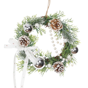 Baoxin 1PC New Rattan <b>Christmas</b> <b>Wreath</b> <b>Door</b> Wall <b>Wreath</b> with Homo Sapiens Hat Small Wedding Product - Product Image 4