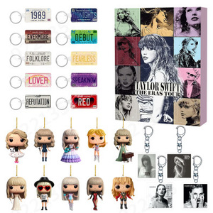 ชุดเครื่องประดับคริสต์มาส Taylor Swift The Eras Tour ชุด 24 ชิ้น พวงกุญแจอะคริลิกตกแต่ง แขวนประดับต้นคริสต์มาส - Product Image 2