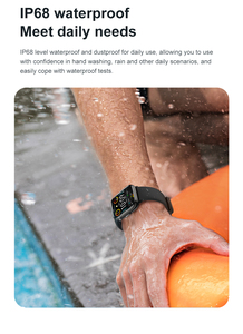 2024 AMOLED công suất thấp chip theo dõi sức khỏe theo dõi giấc ngủ huyết áp tập thể dục nhịp tim HD12 IP68 Đồng hồ thông minh chống nước - Product Image 5