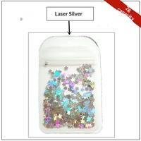 Approvisionnement transfrontalier : Série de paillettes florales laser en sachet de 10g, pour coques de téléphone DIY, slime et cristaux à motif floral