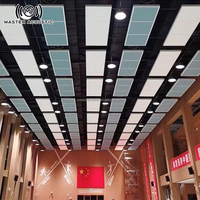 MJ MASTER ACOUSTIC Panneaux de plafond acoustiques suspendus modernes, dalles absorbantes du son, décoration intérieure pour salon