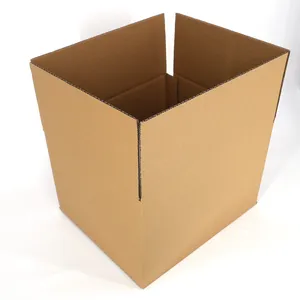 100 Pieces Ready To Ship Corrugated Strong Brown Moving Corrugated Carton Shipping Boxes Without LOGO