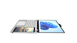 Nouvel ordinateur portable professionnel à double écran 15,6 pouces + 7 pouces tactile, Intel N100 Quad Core, 16 Go/32 Go de RAM, SSD 1 To, anglais, personnalisable - Product Image 3