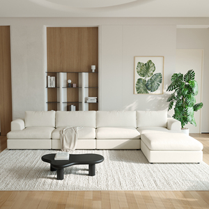 Juego de Sofás Reclinables Tipo Italiano VOXHOME, Sofá Modular Seccional Cloud con Esponja de Alta Calidad, Sofá Reclinable para Sala de Estar - Product Image 3
