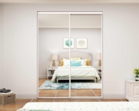 Porte coulissante miroir pour armoire, porte de placard miroir