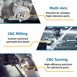 Prototypage rapide, pièces métalliques multi-adaptables usinées par <span class=keywords><strong>CNC</strong></span> 3, 4, 5 axes, fraisage <span class=keywords><strong>CNC</strong></span>, aluminium 6061, services d'usinage <span class=keywords><strong>CNC</strong></span> - Product Image 5
