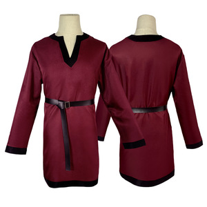 2023 hommes Cosplay médiéval Vintage Renaissance guerrier chevalier Costume hommes nordique <span class=keywords><strong>Pirate</strong></span> tunique chemise hauts Renaissance - Product Image 3