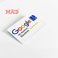 Cartes NFC Évaluez-nous sur Google avec Code QR Programmable et Carte Cadeau Google Play