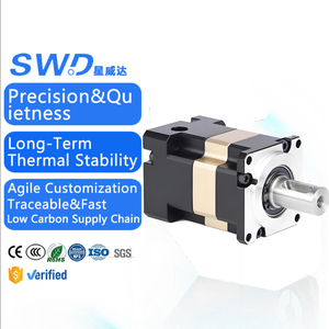 Vente directe d'usine Réducteur d'engrenages hélicoïdaux planétaires SWD Équipement d'automatisation Boîte d'engrenages PF042 ODM Personnalisable Rapport 20:1 Garantie 3 ans - Product Image 1