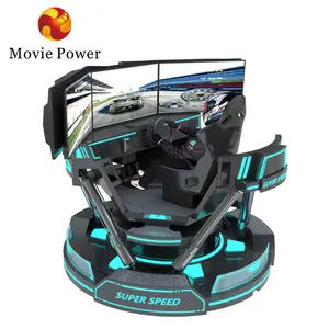 Amusement Park Racing Arcade Game Machine ps5 driving simulator 3 Screen Driving Car Super Speed Racing in Mall