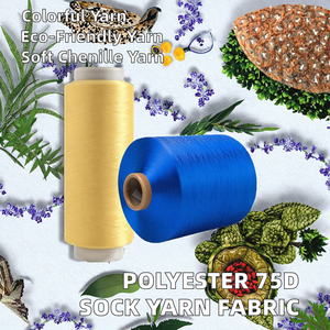 Factory Direct Sale 100% Polyester Filament Sock Yarn Fabric <b>Threads</b> <b>for</b> Knitting Weaving <b>Sewing</b> - Product Image 2