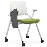Chaise à dossier d'entraînement de conférence, vente en gros d'usine table d'apprentissage pour adulte et chaise de bureau de conférence intégrée