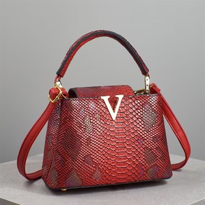 Nuove <span class=keywords><strong>Borse</strong></span> da <span class=keywords><strong>Donna</strong></span> alla Moda in Pelle PU, Borsa a Tracolla Trendy con Motivo a Serpente, Borsa a Spalla di Alta Qualità per Donne - Product Image 5