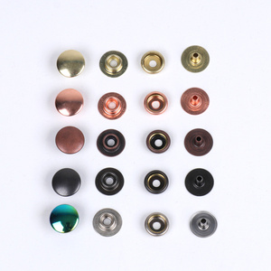 Boutons-pression colorés en laiton plaqué pour vêtements et accessoires de manteau, vente chaude, boutons-pression en laiton 201 - Product Image 4