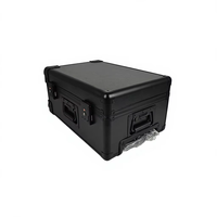 Boîte de rangement pour cartes gradées en aluminium, 4 rangées, doublure EVA, compatible PSA/BGS/FGS/SGC, étanche et antichoc avec protection 360° °   Chariot à roulettes