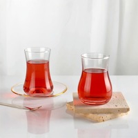120/140/150/170ml tasse à café turque maison thé noir verre tasse à eau niche européenne thé de l'après-midi haute tasse en verre borosilicaté